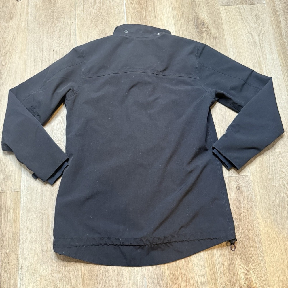 Carhartt Storm Defender Rain Jacket Sz Women's XS Black Workwear NO HOOD - Picture 2 of 6